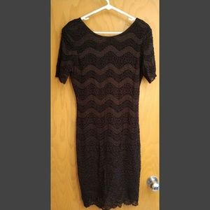 Vintage black dress.